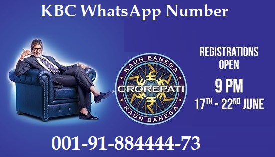 kbc Whatsapp number